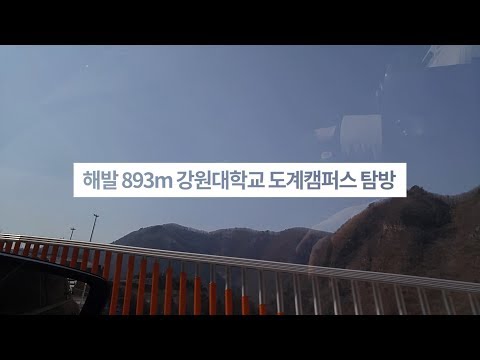 해발 893m에 위치한 아름다운 대학. 강원대학교 도계캠퍼스 탐방기 [ 1부 ]ㅣ Univ 찌룩