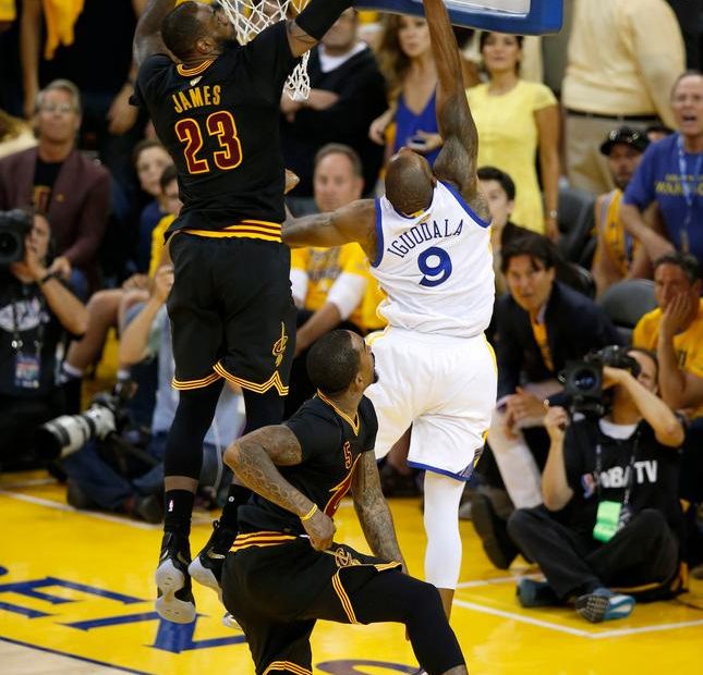 Oral History Of 'Lebron'S Block': Warriors, Cavaliers, Others Chop It Up –  The Mercury News