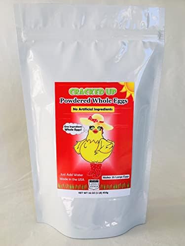 Amazon.Com : 1 Pound (16 Oz) Whole Powdered Eggs, Why Pay More? Freshest  Eggs! Made In The Usa, 35 Large Eggs, 1 Ingredient - Eggs! Farm Fresh, Non  Gmo, All Natural, Resealable