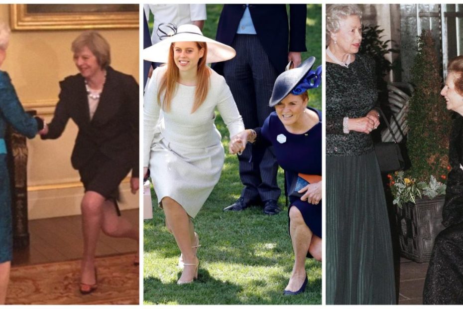 5 Awkward Royal Curtsies: Princesses Beatrice And Eugenie, And Former Uk  Prime Ministers Margaret Thatcher And Theresa May, Got Low To Greet Queen  Elizabeth | South China Morning Post
