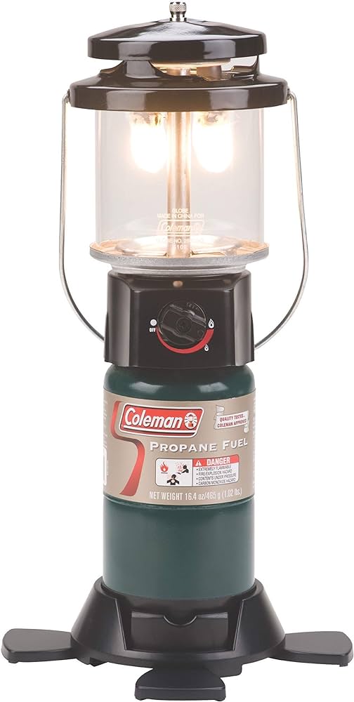 Amazon.Com: Coleman 1000 Lumens Deluxe Propane Lantern, Gas Lantern With  Adjustable Brightness, Pressure Control, Carry Handle, And Mantles Included  : Sports & Outdoors