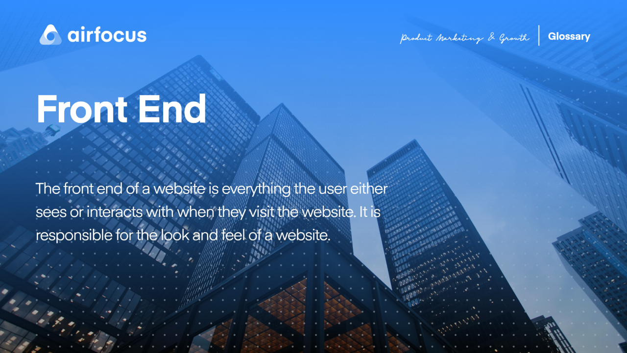 What Is A Front End (In A Website) - Definition & Development