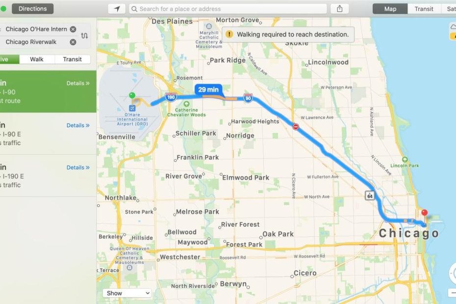 How To Measure The Distance Between Two Locations In Apple Maps
