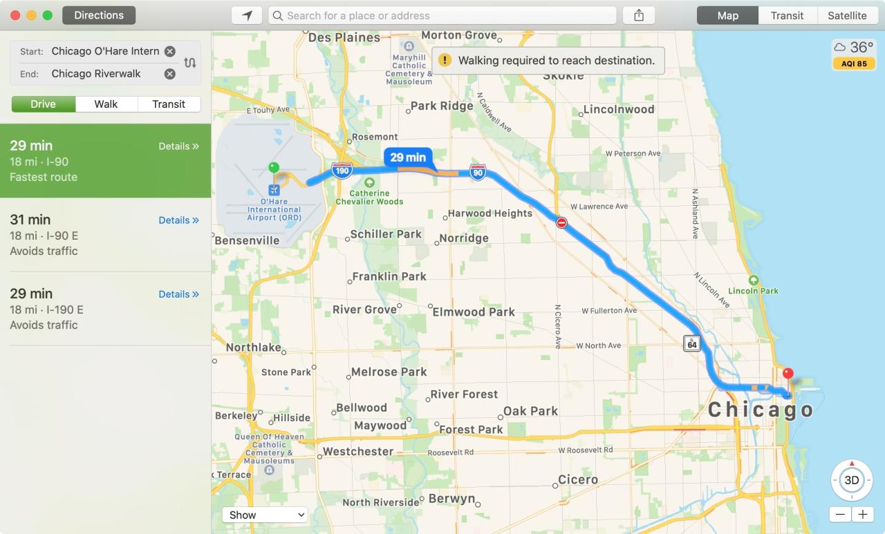 How To Measure The Distance Between Two Locations In Apple Maps