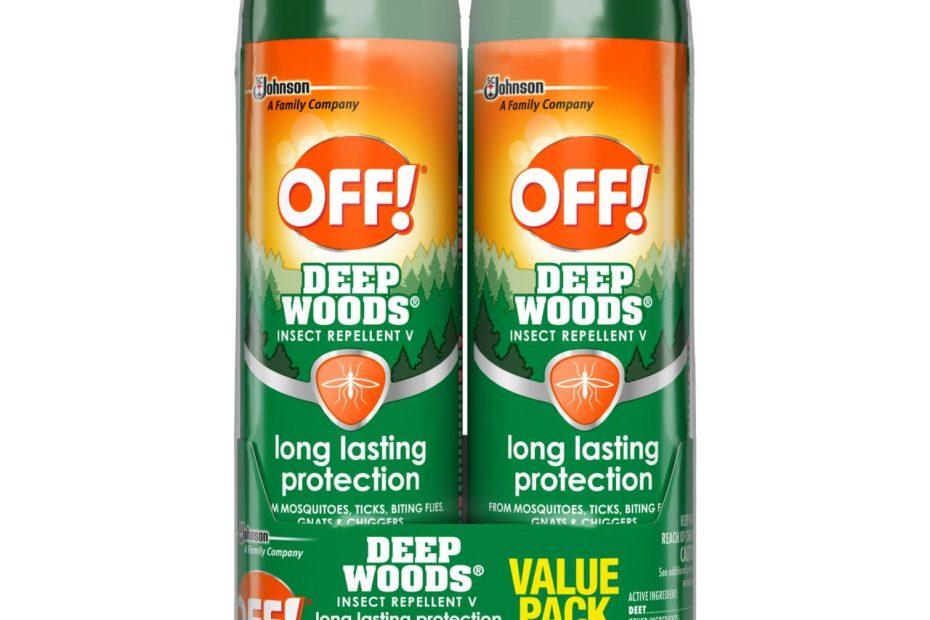 Off! Deep Woods Insect Repellent V, Biting Insect Spray For Outdoor Use, 9  Oz, 2 Count - Walmart.Com