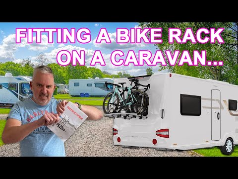 How To Fit A Thule Bike Rack To A Caravan, Straightforward Right? - Youtube