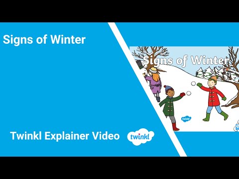 Signs Of Winter Powerpoint Explainer | Early Years Seasons Activity -  Youtube