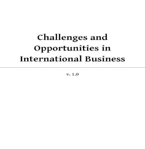 Challenges And Opportunities In International Business
