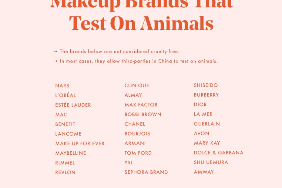 30 Makeup Brands That Still Test On Animals In 2021 | Cruelty-Free Kitty