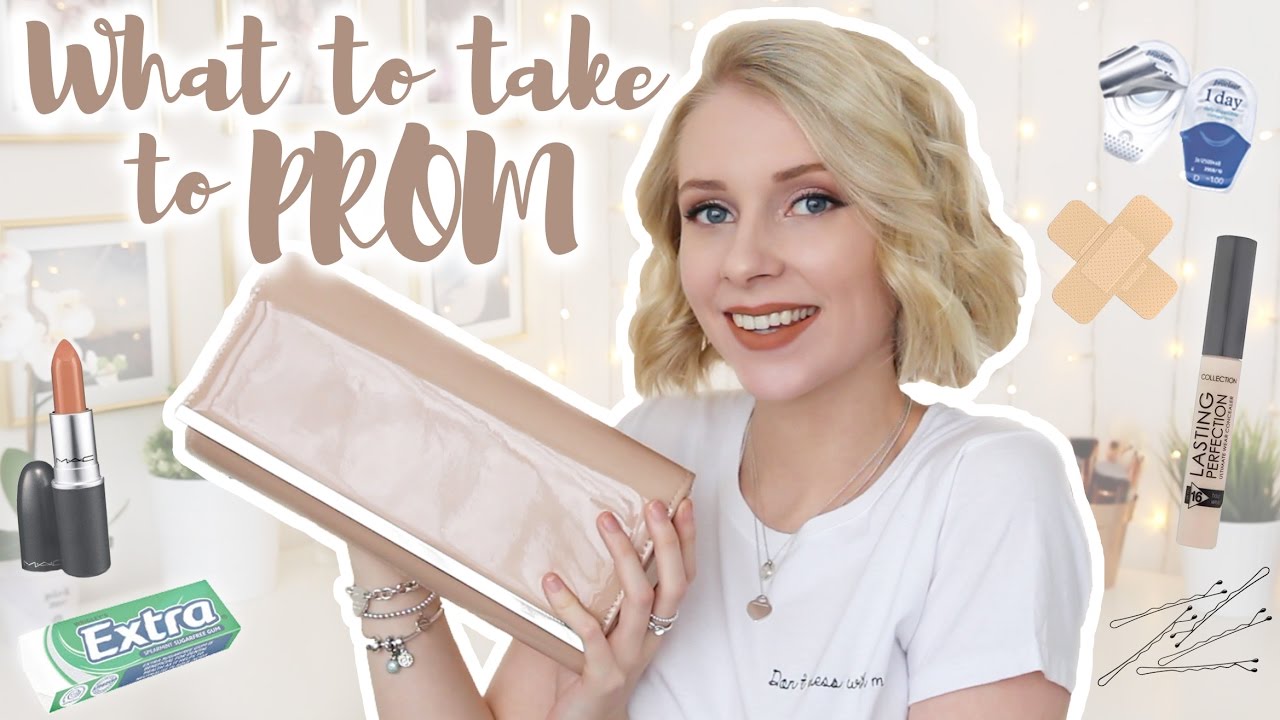 What To Take To Prom // The Essentials - Youtube