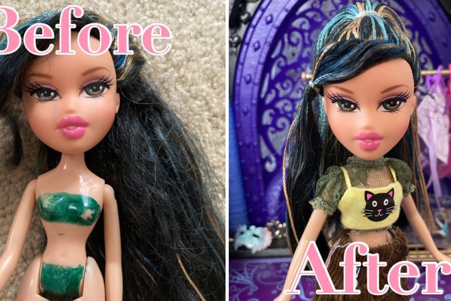 How To Remove Permanent Marker Stains From A Doll | Bratz Tokyo A Go Go  Jade Doll Restoration - Youtube