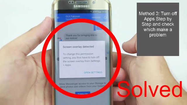100% Solved Turn Off Screen Overlay Detected | Any Android Marshmallow -  Youtube