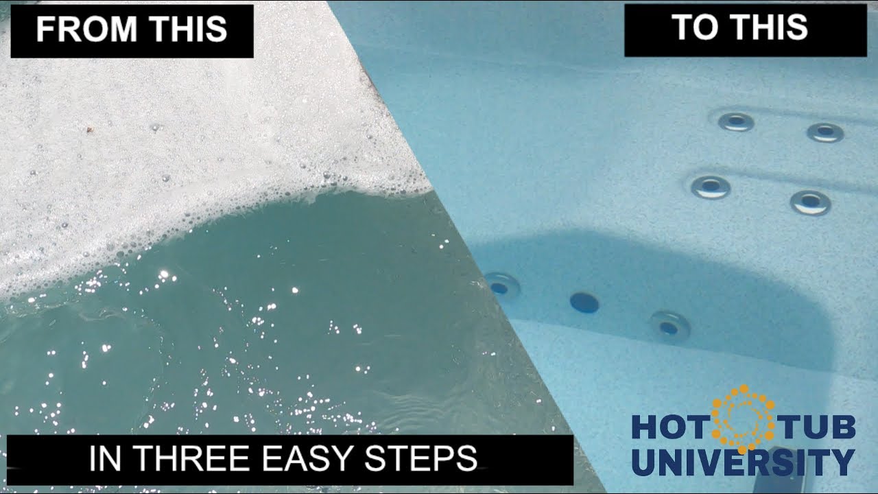 How To Fix Cloudy Hot Tub Water In Three Easy Steps! - Youtube