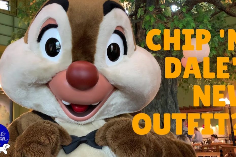 Meeting Chip 'N' Dale In Walt Disney World: Fun Meet And Greet With Chip  And Dale'S New Outfit?! - Youtube