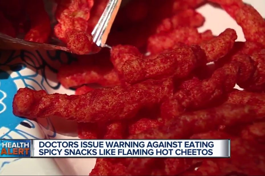 Doctors Issue Warning Against Eating Spicy Snacks Like Flaming Hot Cheetos  - Youtube