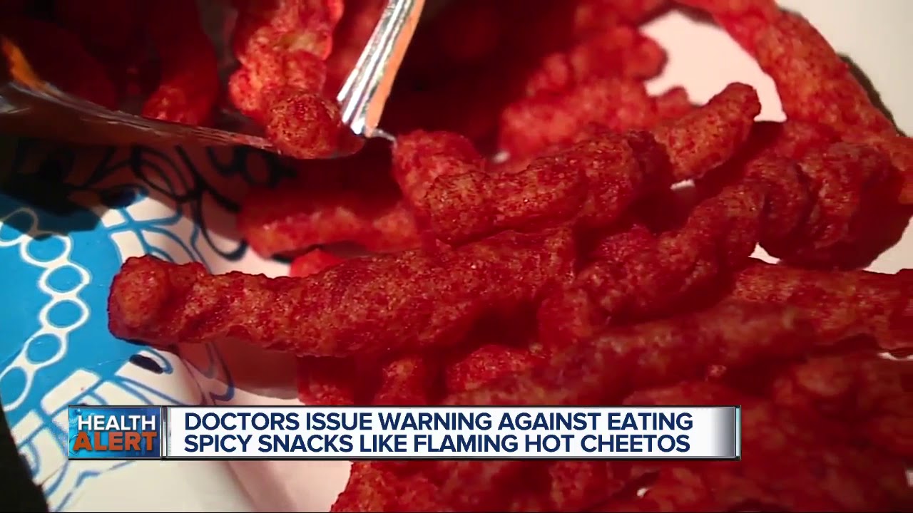 Doctors Issue Warning Against Eating Spicy Snacks Like Flaming Hot Cheetos  - Youtube