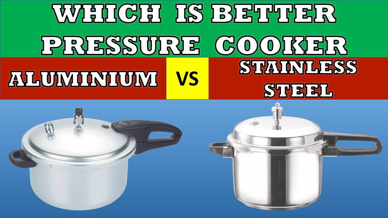 Aluminium Vs Stainless Steel Pressure Cooker Comparison | Which Is Better ?  - Youtube