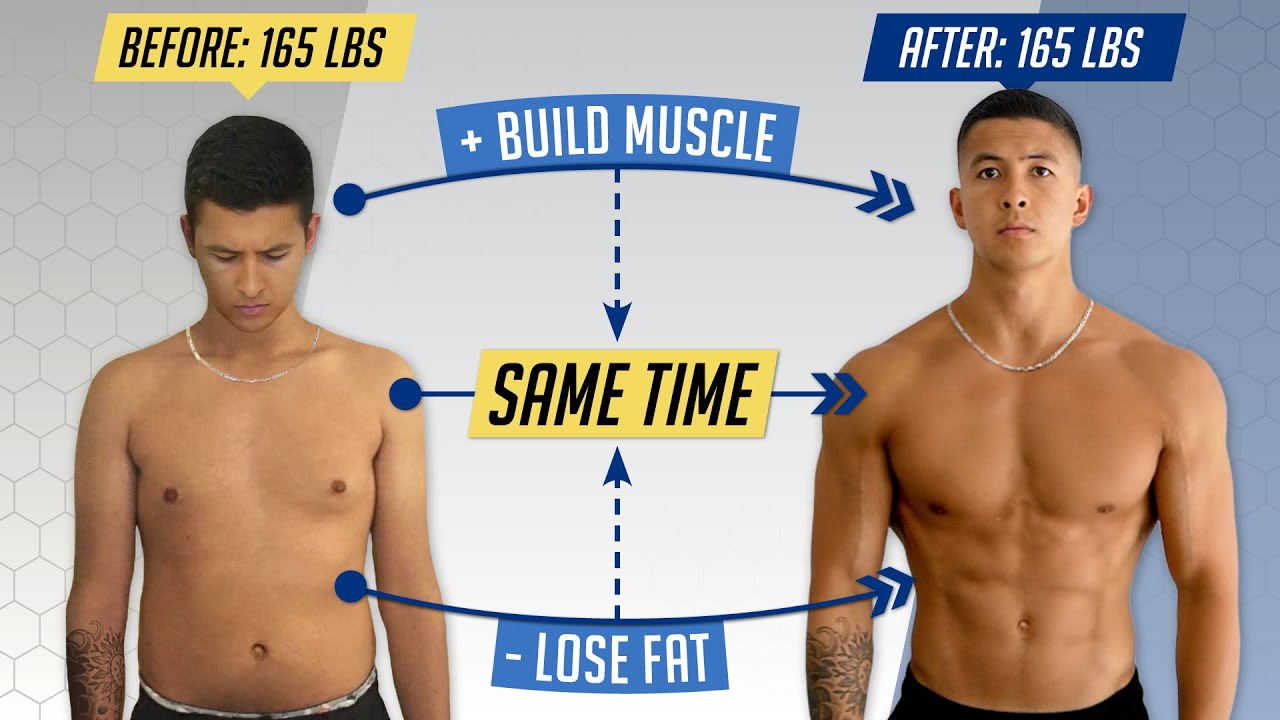 How To Lose Fat And Gain Muscle At The Same Time (3 Simple Steps) - Youtube