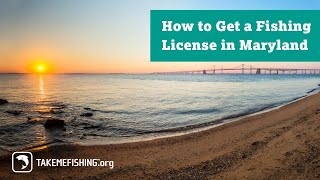 How To Get A Fishing License In Maryland - Youtube