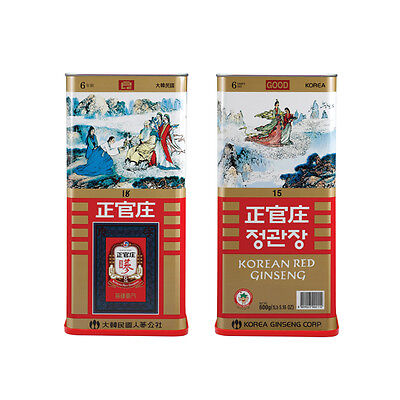 Cheongkwanjang 6Yr Korean Red Ginseng Good Grade Canned 300G 15 Roots 良蔘  Panax | Ebay