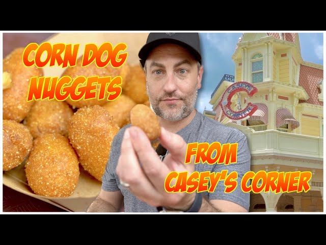 Mouse Bites: Corn Dog Nuggets From Casey'S Corner In Magic Kingdom | Walt Disney  World - Youtube