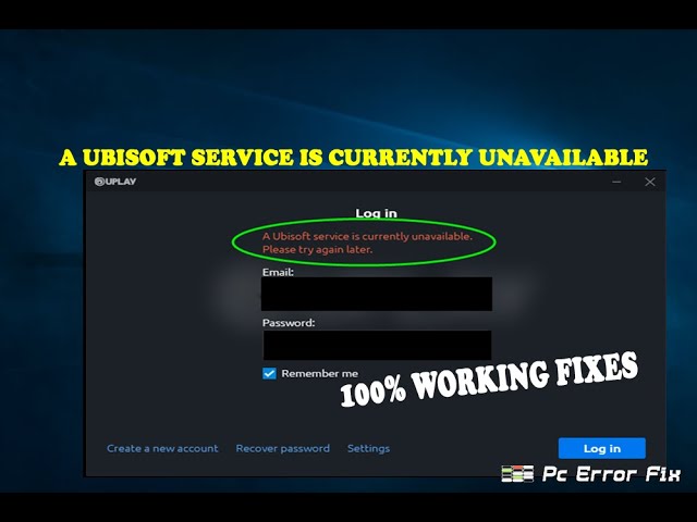 A Ubisoft Service Is Currently Unavailable [100% Working Fixes] - Youtube
