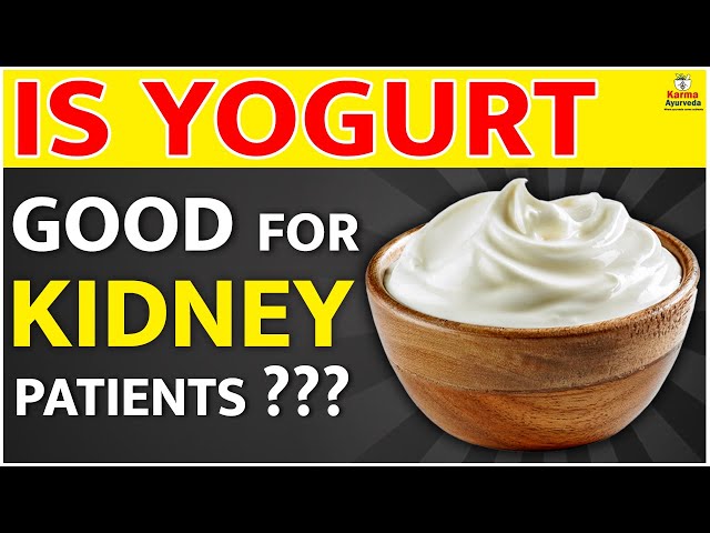 Is Yogurt Good For Kidney Disease Patients | Kidney Expert | Kidney  Treatment In Ayurveda - Youtube